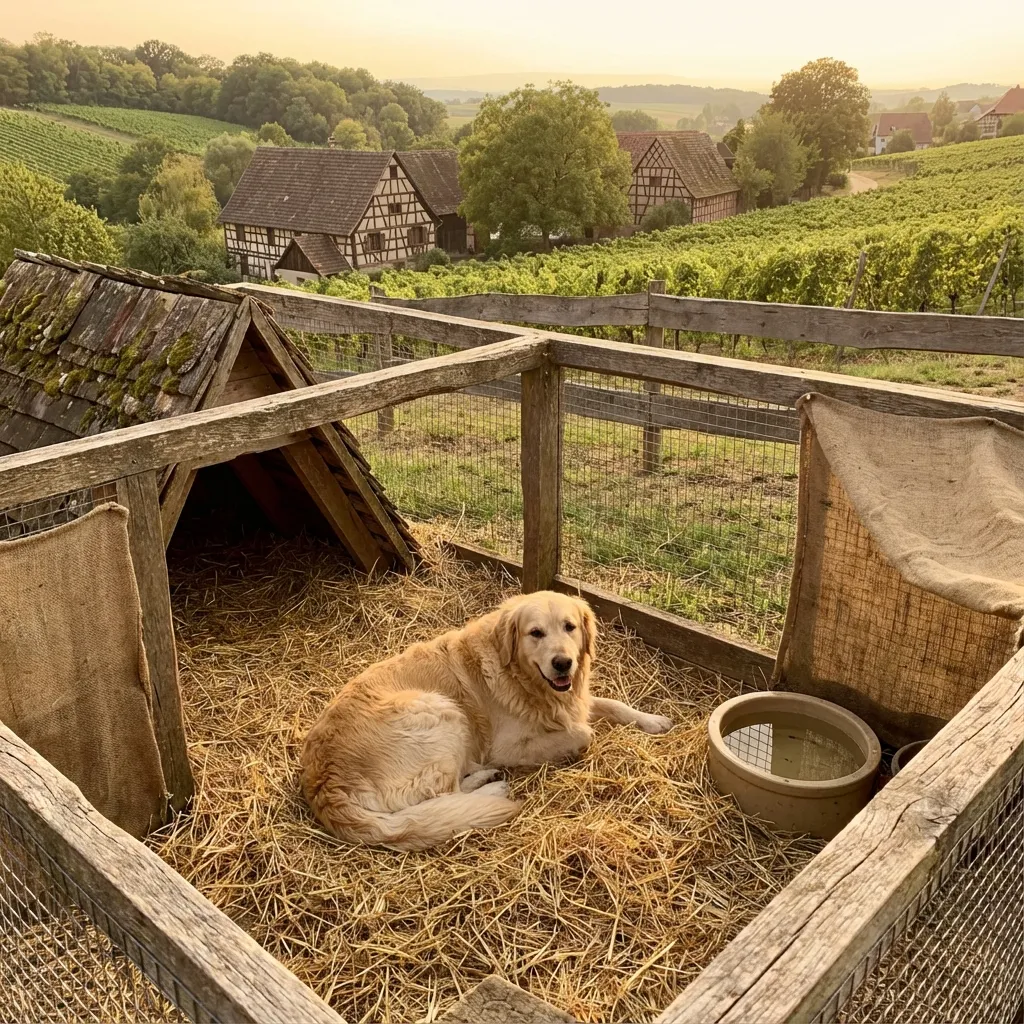 Pension chenil extérieur